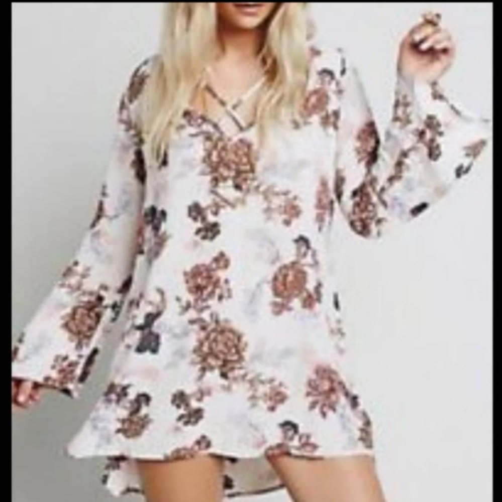 Free People heart beat Tunic Small